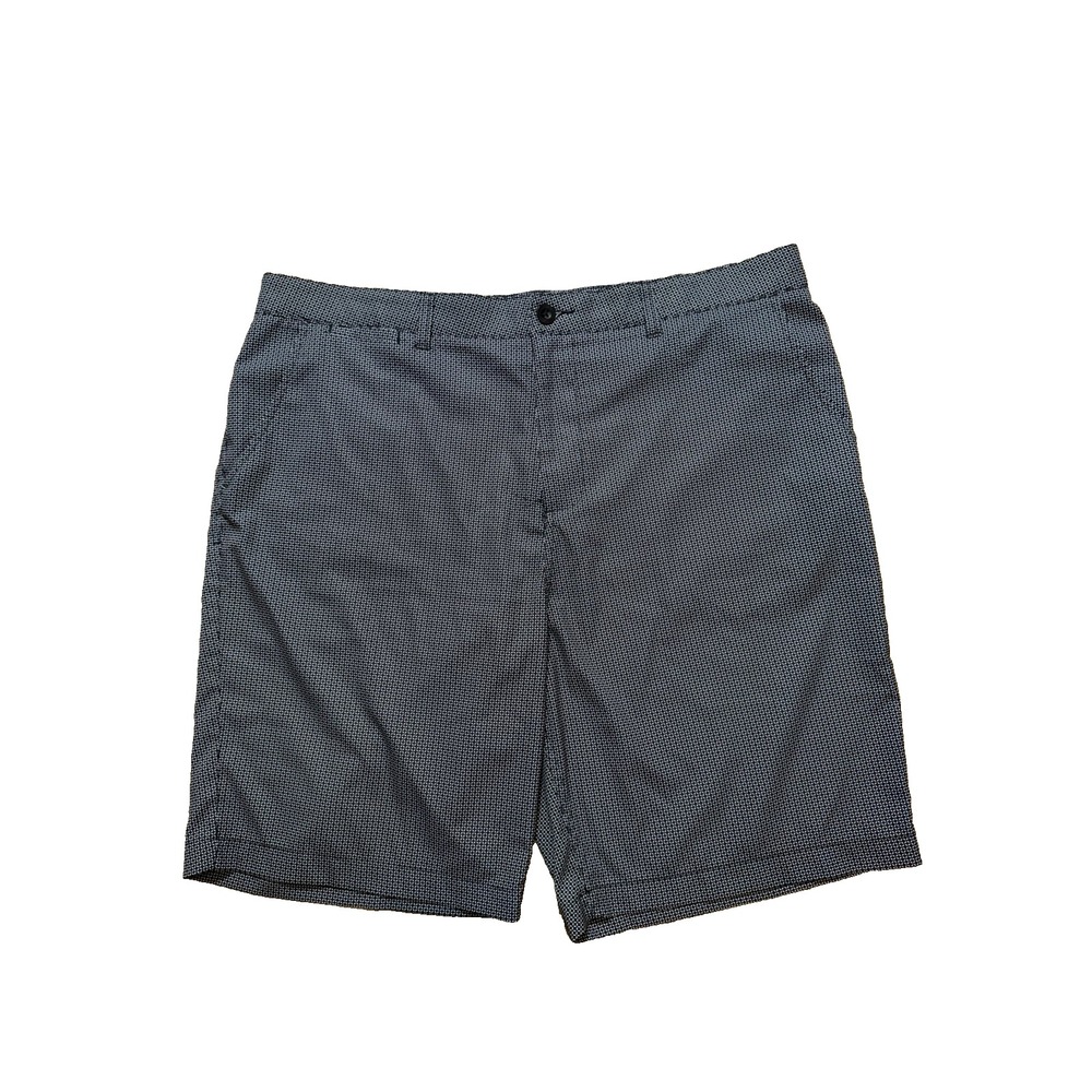 johnnie-O Men's Shorts Size 40 Navy Gray Geometric Print Performance Golf